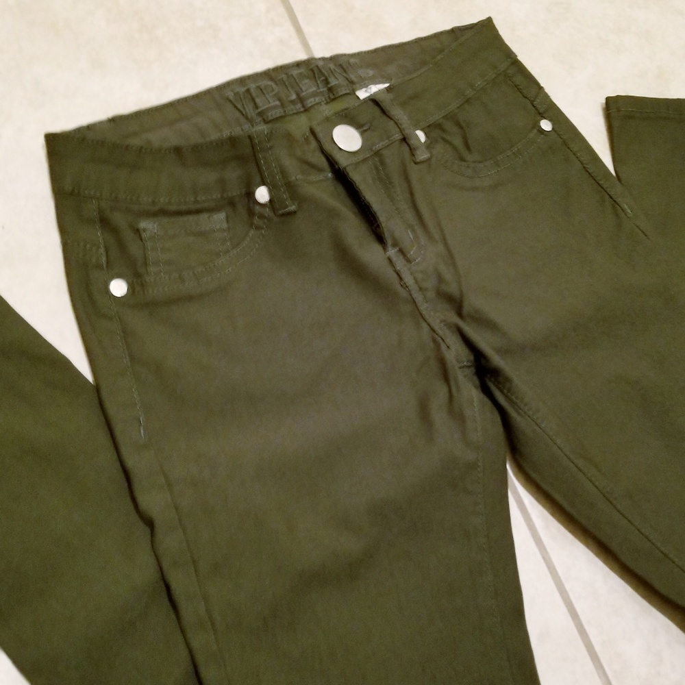 VIP Skinny Olive Jeans